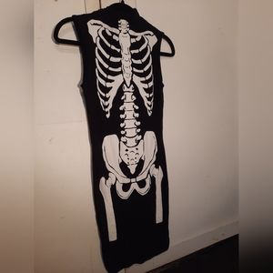 Skeleton Bodycon Dress